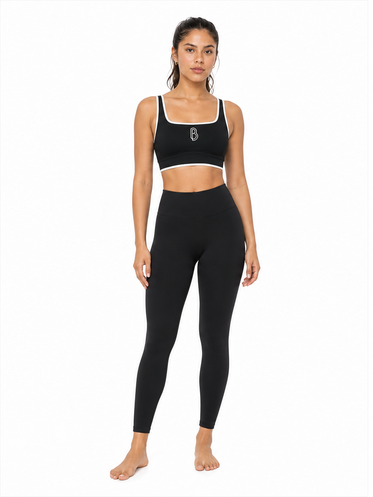 Women’s Color Block Yoga Tank Top front model view