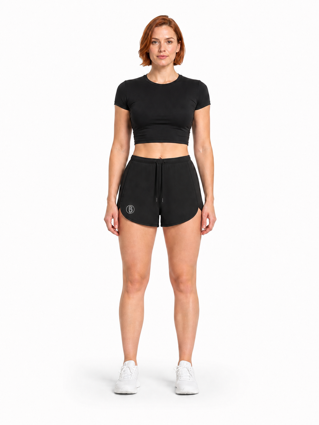 Women's Drawstring Shorts front model view